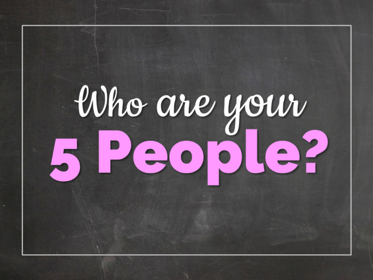 Who Are Your 5 People Debbie Harbec Coaching 7839